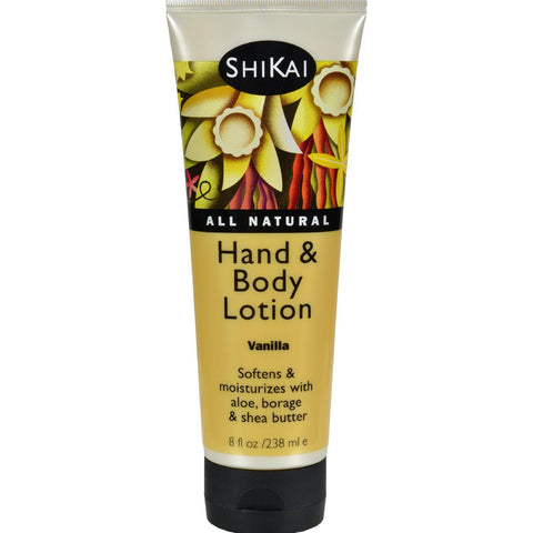 Shikai Hand And Body Lotion Vanilla - 8 Fl Oz