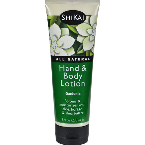 Shikai All Natural Hand And Body Lotion Gardenia - 8 Fl Oz