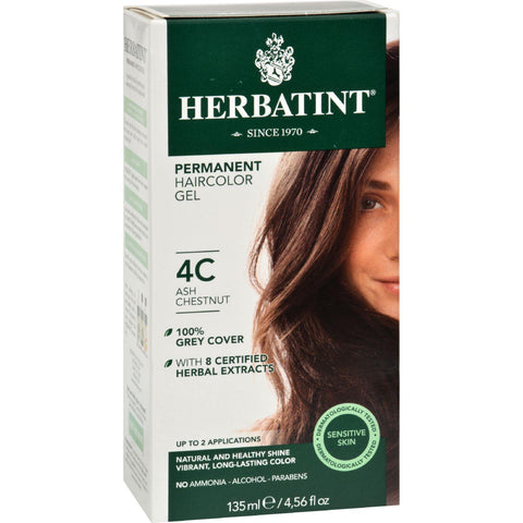 Herbatint Haircolor Kit Ash Chestnut 4c - 4 Fl Oz