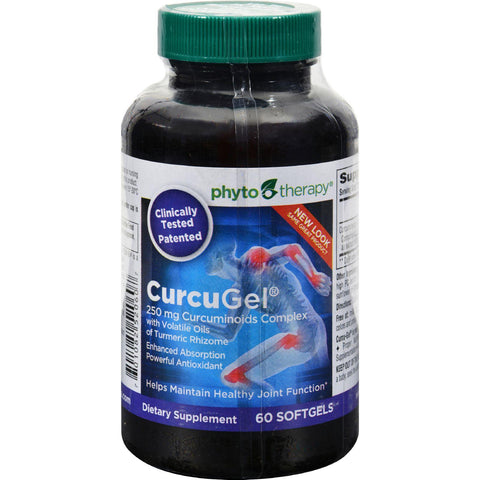 Phyto-therapy Curcu-gel Rx-95 - 60 Softgels