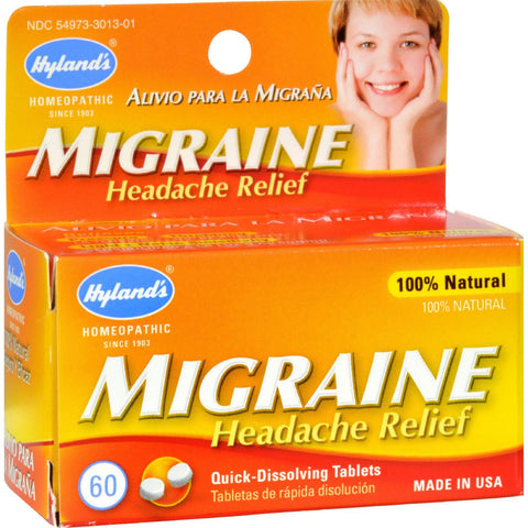 Hyland's Migraine Headache Relief - 60 Tablets