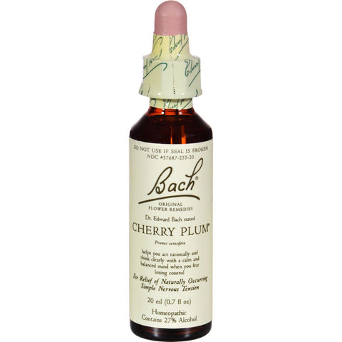 Bach Flower Remedies Essence Cherry Plum - 0.7 Fl Oz