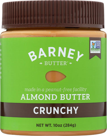 Barney Butter Almond Butter - Crunchy - Case Of 6 - 10 Oz.