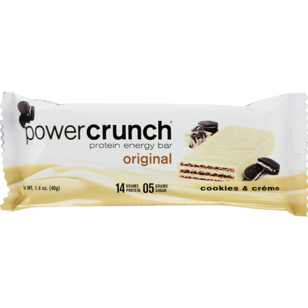 Power Crunch Bar - Cookies And Cream - Case Of 12 - 1.4 Oz