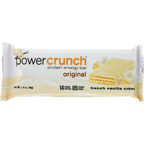 Power Crunch Bar - French Vanilla Cream - Case Of 12 - 1.4 Oz