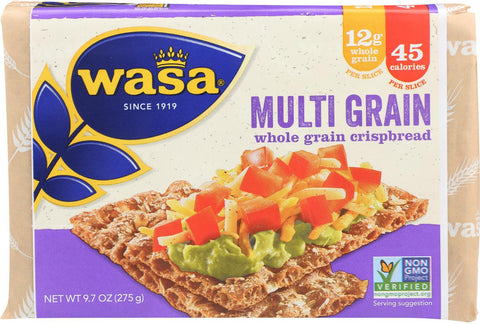 Wasa Crispbread Multigrain - Whole Grain - Case Of 12 - 9.7 Oz.