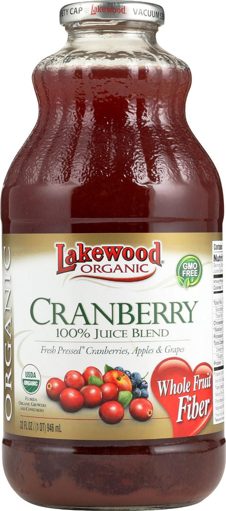 Lakewood Cranberry Juice - Cranberry - Case Of 12 - 32 Fl Oz.