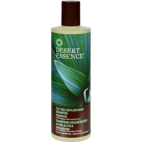 Desert Essence Replenishing Shampoo Tea Tree - 12.9 Fl Oz