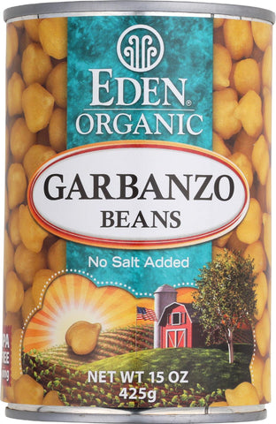 Eden Foods Organic Garbanzo Beans - Case Of 12 - 15 Oz.