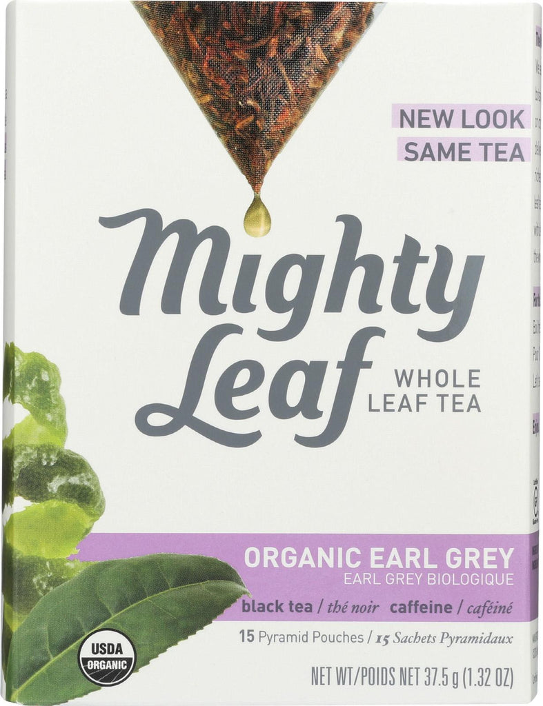 Mighty Leaf Tea Black Tea - Organic Earl Grey - Case Of 6 - 15 Bags