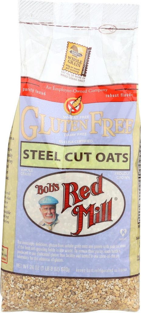 Bob's Red Mill Gluten Free Steel Cut Oats - 24 Oz - Case Of 4