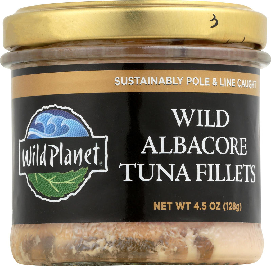 Wild Planet Wild Albacore Tuna Fillets - Case Of 12 - 4.5 Oz.