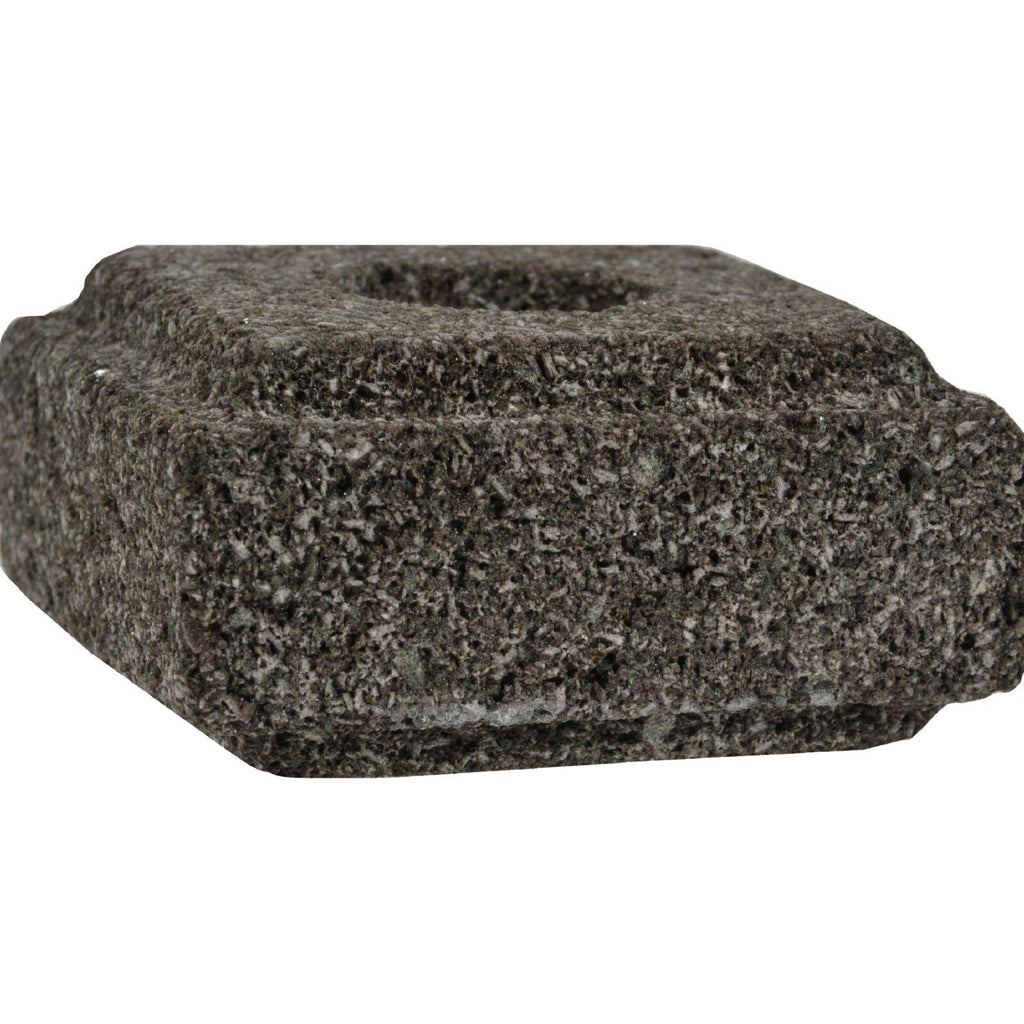 Aloha Bay Taper Candle Holder Lava Stone - 1 Candle Holder