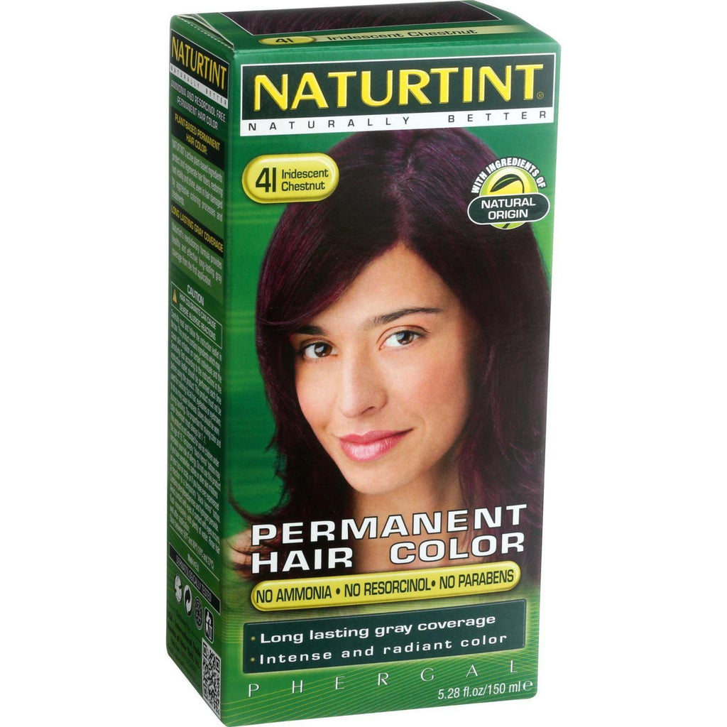 Naturtint Hair Color - Permanent - 4i - Iridescent Chestnut - 5.28 Oz