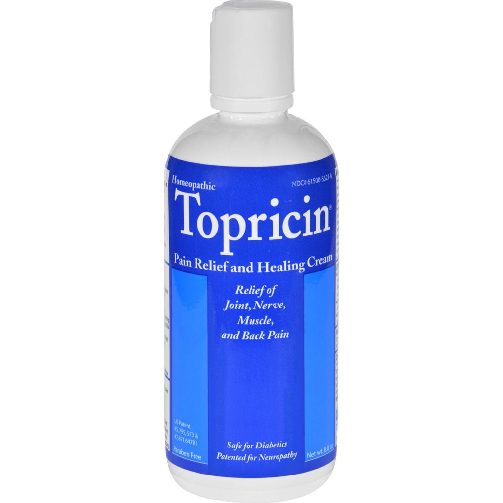 Topricin Anti-inflammatory Pain Relief And Healing Cream - 8 Oz