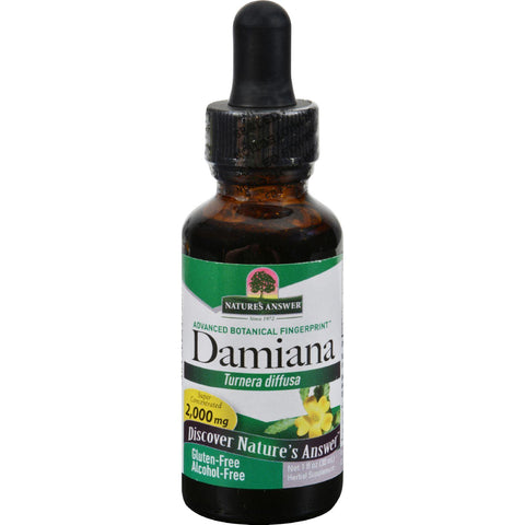 Nature's Answer Damiana Leaf Alcohol Free - 1 Fl Oz