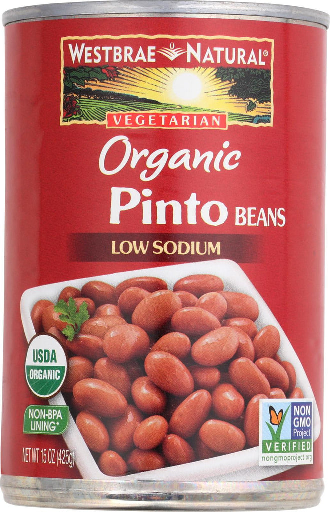 Westbrae Foods Organic Pinto Beans - Case Of 12 - 15 Oz.