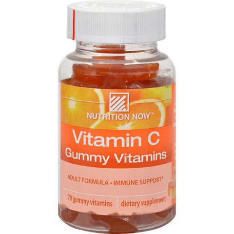 Nutrition Now Vitamin C Adult Gummy Vitamins Orange - 70 Gummies