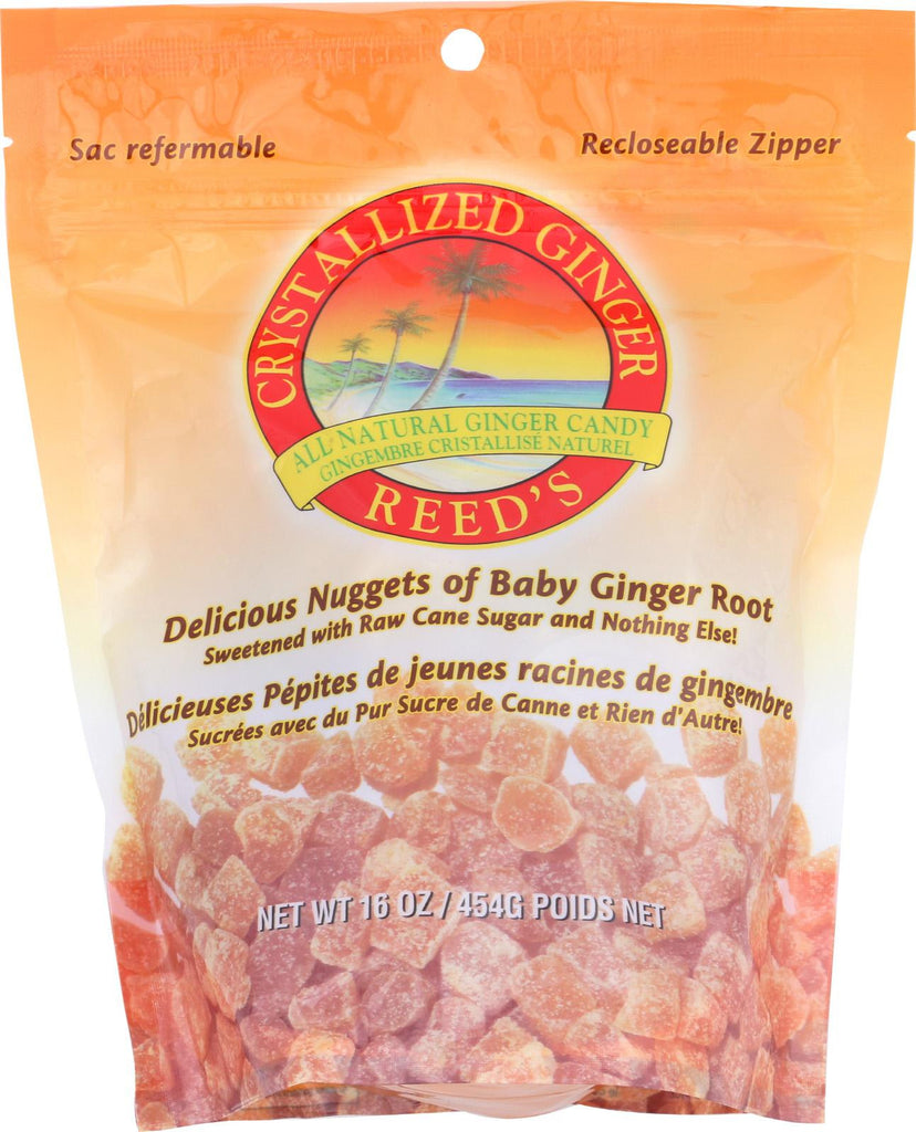 Reed's Ginger Beer Crystallized Ginger - Original - Case Of 6 - 16 Oz.