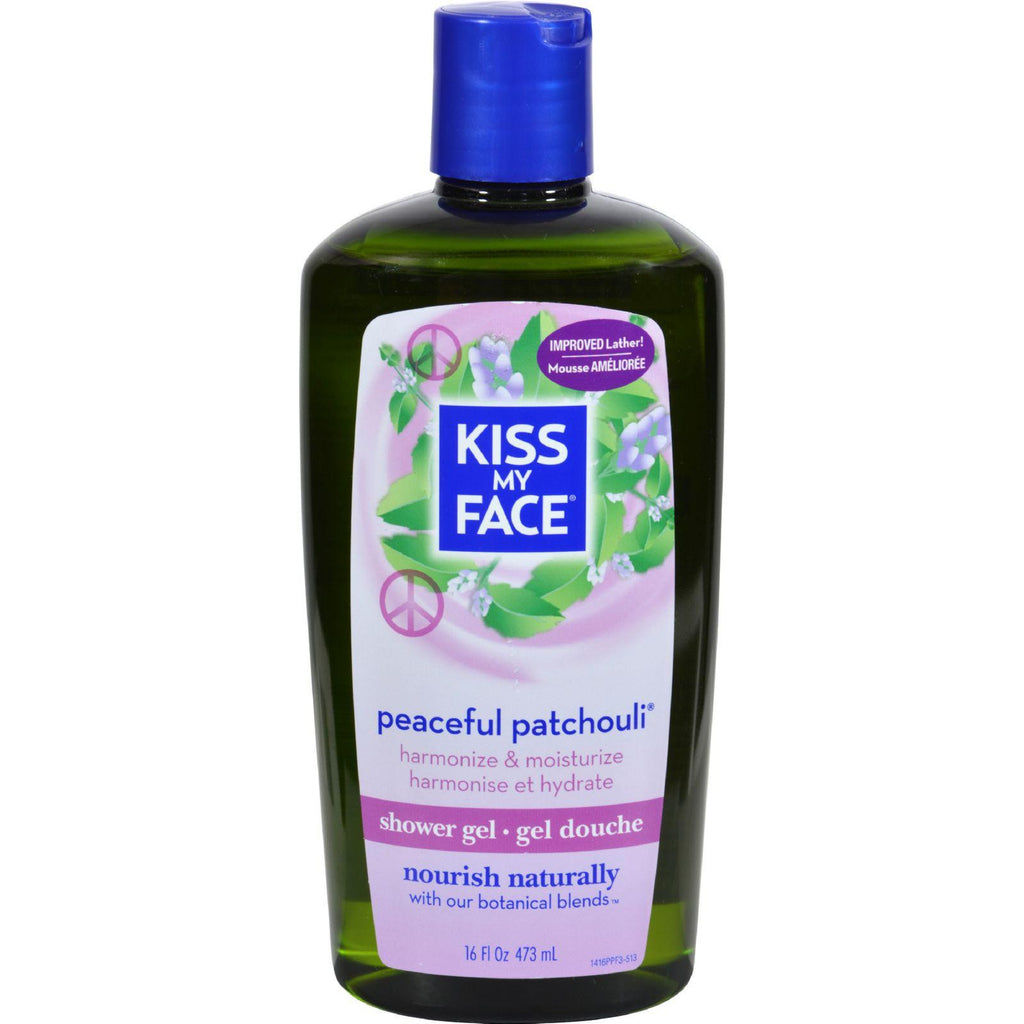 Kiss My Face Bath And Shower Gel Peaceful Patchouli - 16 Fl Oz