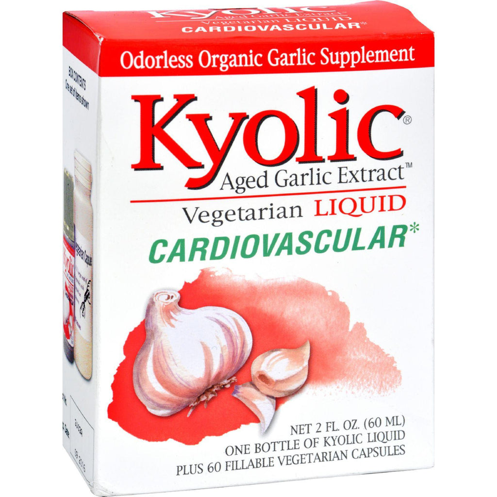 Kyolic Aged Garlic Extract Cardiovascular Liquid Vegetarian - 2 Fl Oz