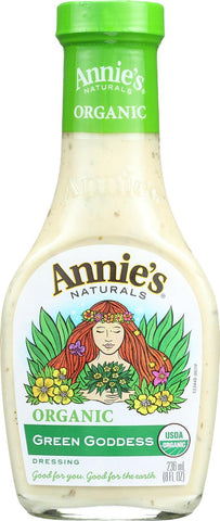 Annie's Naturals Organic Dressing Green Goddess - Case Of 6 - 8 Fl Oz.