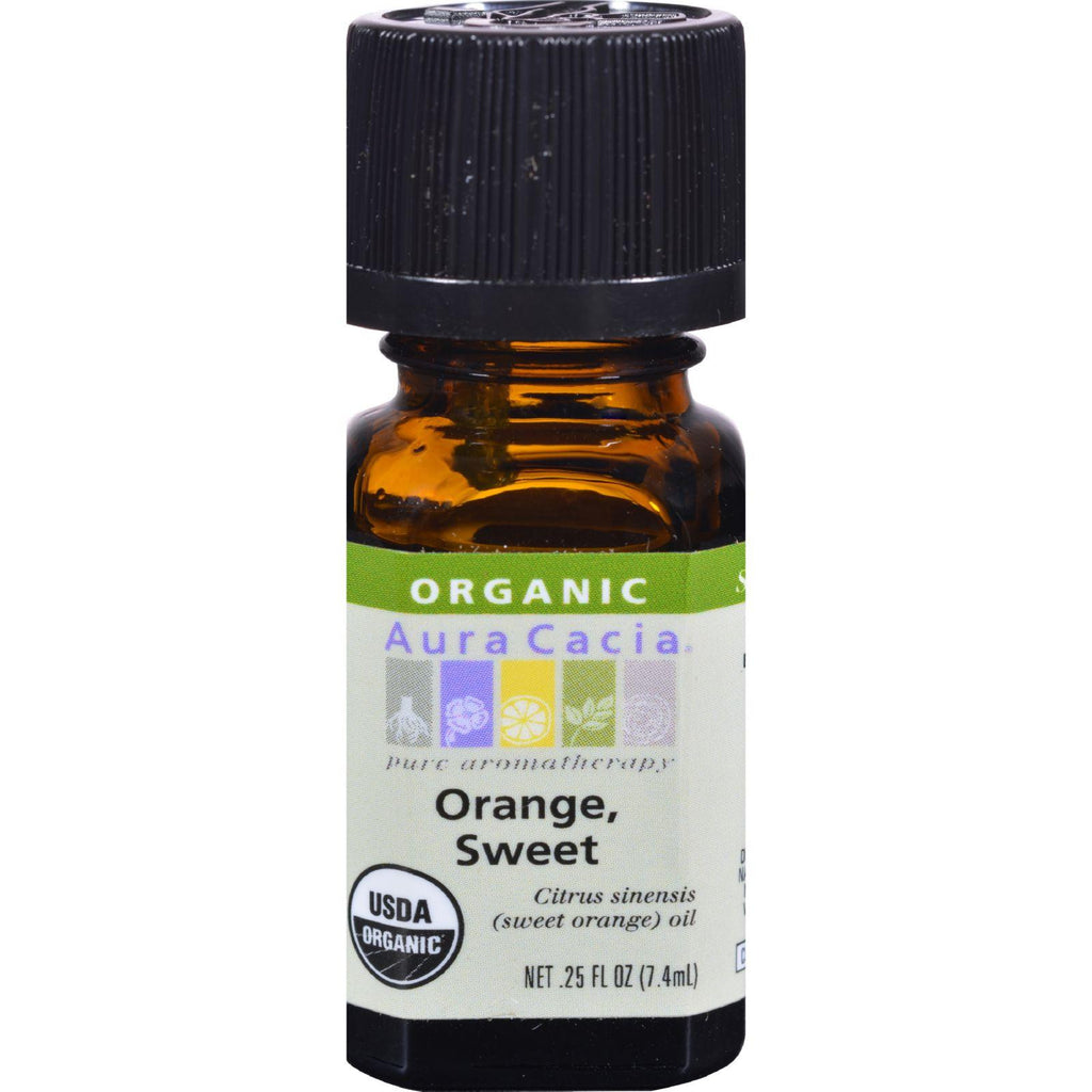 Aura Cacia Organic Orange Sweet - .25 Oz