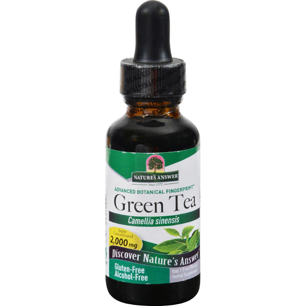 Nature's Answer Green Tea Alcohol Free - 1 Fl Oz