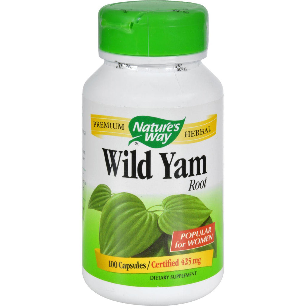 Nature's Way Wild Yam Root - 425 Mg - 100 Capsules