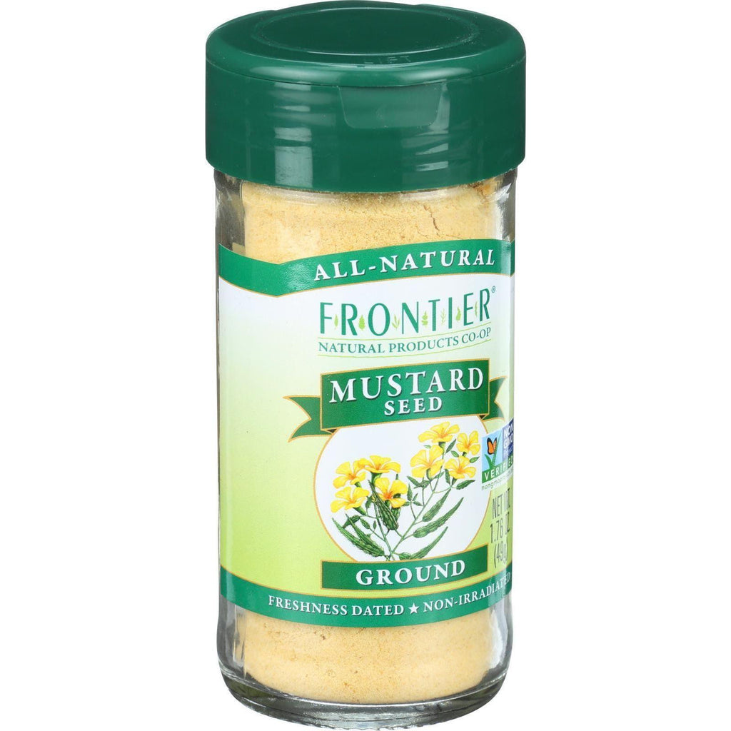 Frontier Herb Mustard Seed - Yellow - Ground - 1.76 Oz