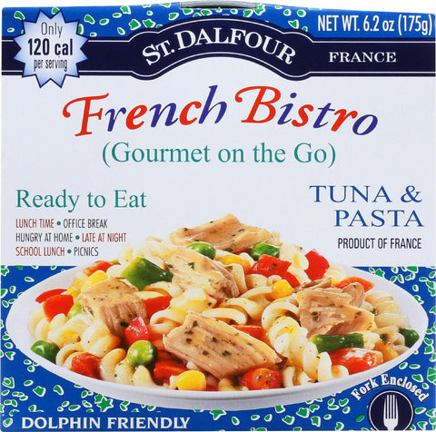 St Dalfour Gourmet On The Go - Ready To Eat - Tuna And Pasta - 6.2 Oz - Case Of 6