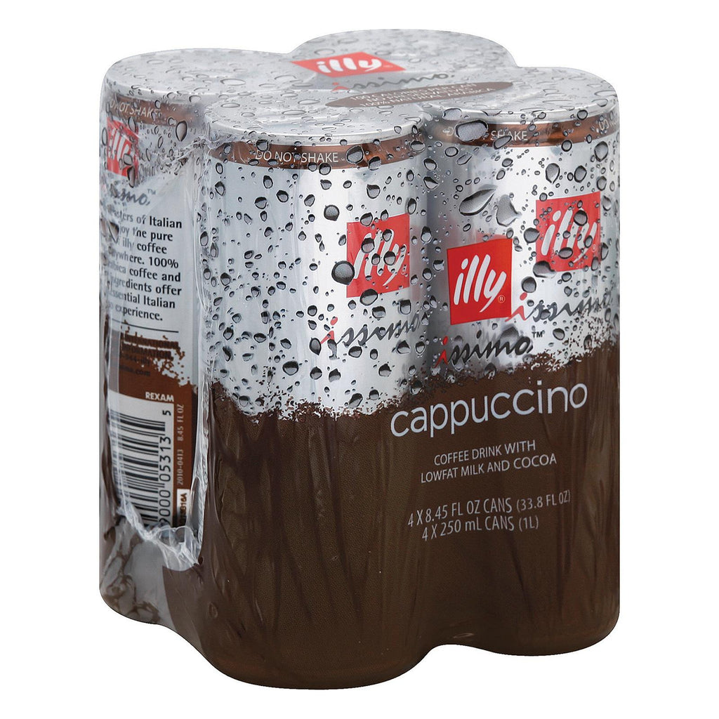 Illy Issimo Cappuccino Coffee Beverage - Case Of 6 - 8.45 Fl Oz.