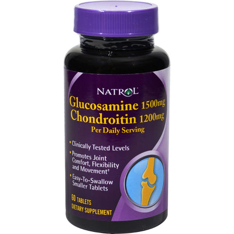 Natrol Glucosamine 1500 Mg Chondroitin 1200 Mg - 60 Tablets