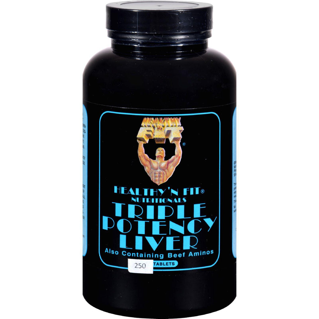 Healthy 'n Fit Triple Potency Liver - 250 Tablets