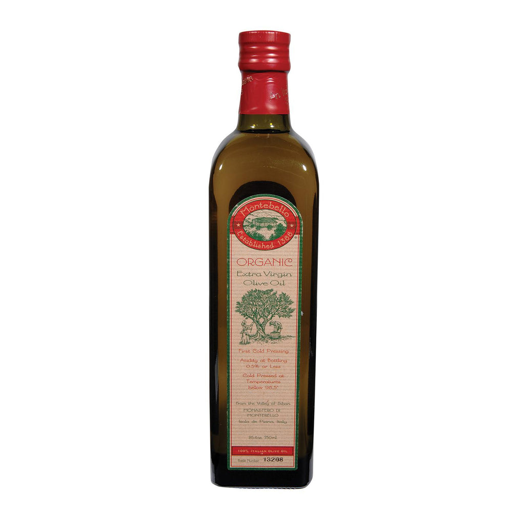 Montebello Organic Olive Oil - Extra Virgin - Case Of 12 - 750 Ml