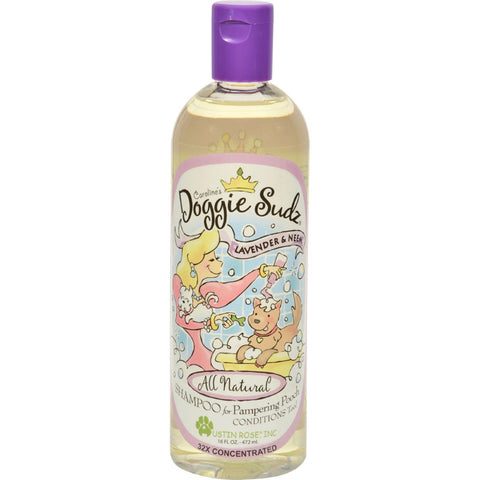 Austin Rose Caroline's Doggie Sudz Shampoo For Pampering Pooch - Lavender And Neem - 16 Oz