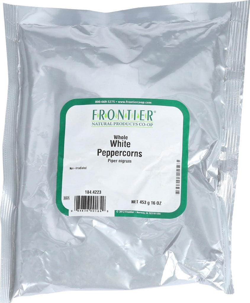 Frontier Herb Peppercorns - Whole - White - Bulk - 1 Lb