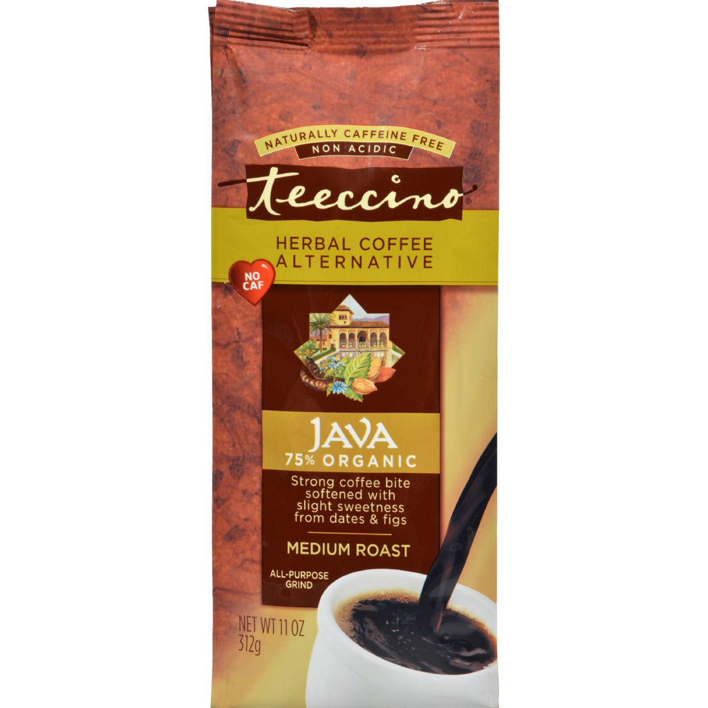 Teeccino Mediterranean Herbal Coffee Java - 11 Oz - Case Of 6