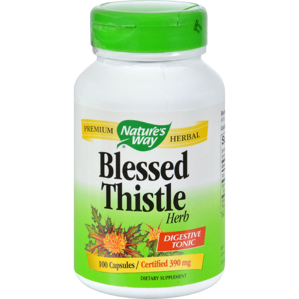 Nature's Way Blessed Thistle Herb - 100 Capsules