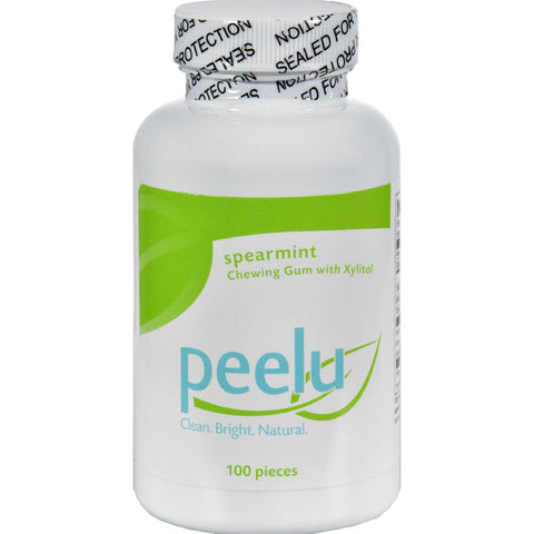 Peelu Chewing Gum - Spearmint - 100 Ct