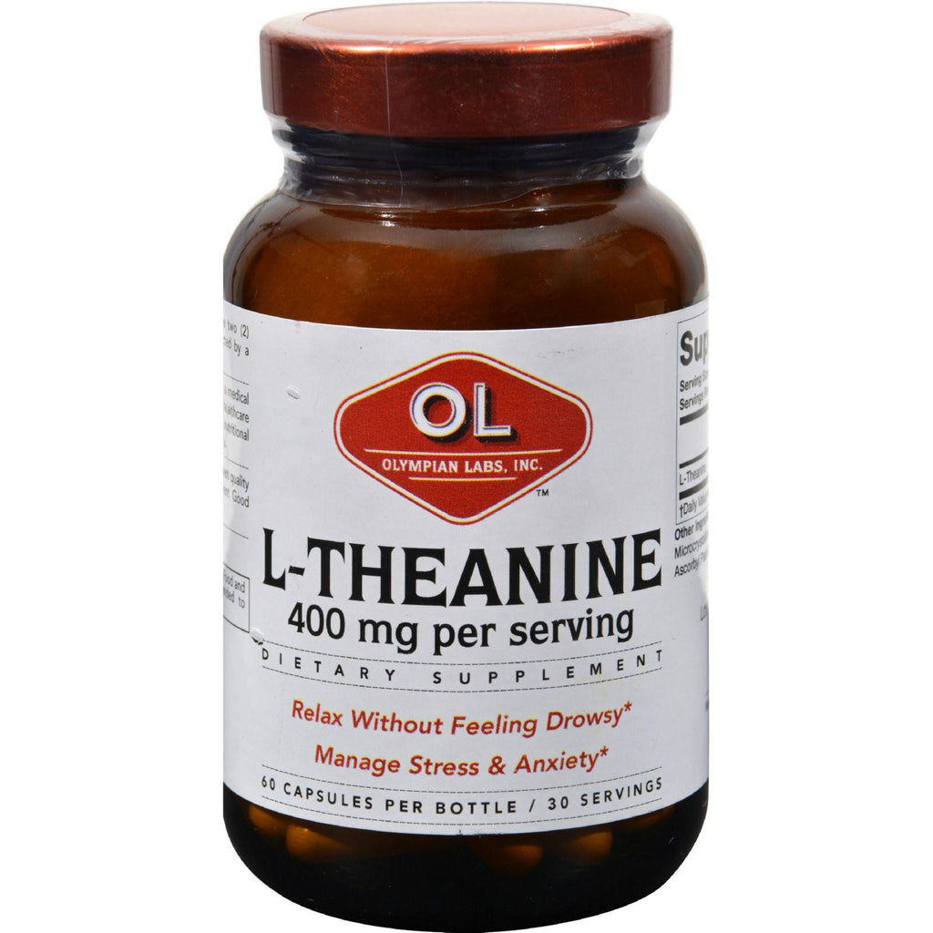 Olympian Labs L-theanine - 400 Mg - 60 Vegetarian Capsules