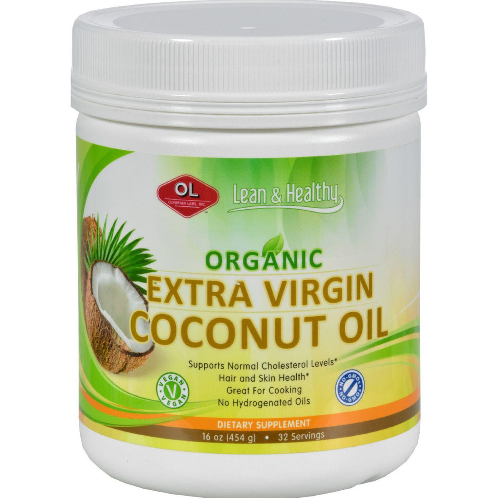 Olympian Labs Coconut Oil - Virgin - Refined - 10 Oz