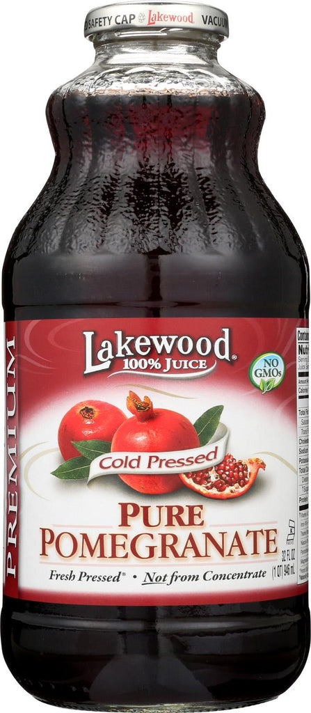 Lakewood Pure Pomegranate Juice - Pomegranate - Case Of 12 - 32 Fl Oz.