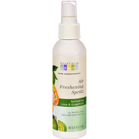 Aura Cacia Air Freshening Spritz Lime And Grapefruit - 6 Fl Oz