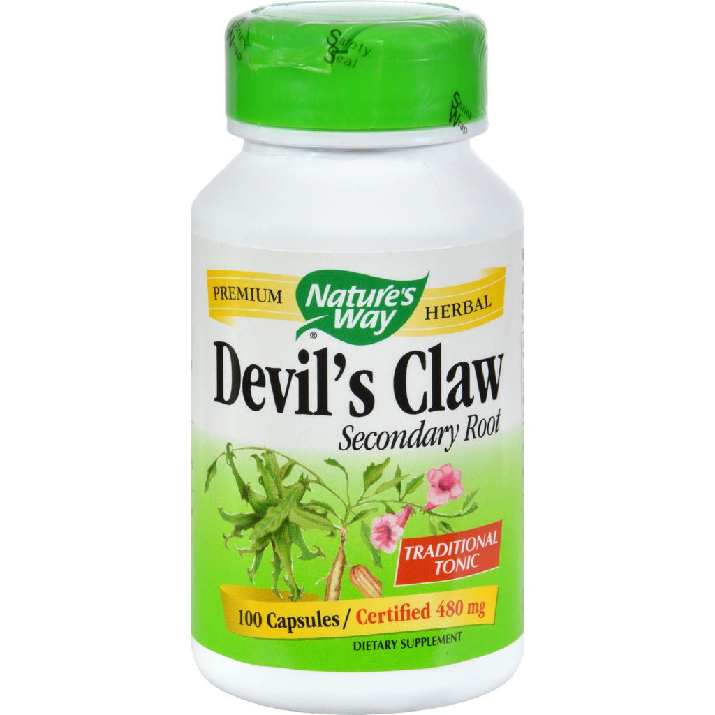 Nature's Way Devil's Claw Secondary Root - 100 Capsules