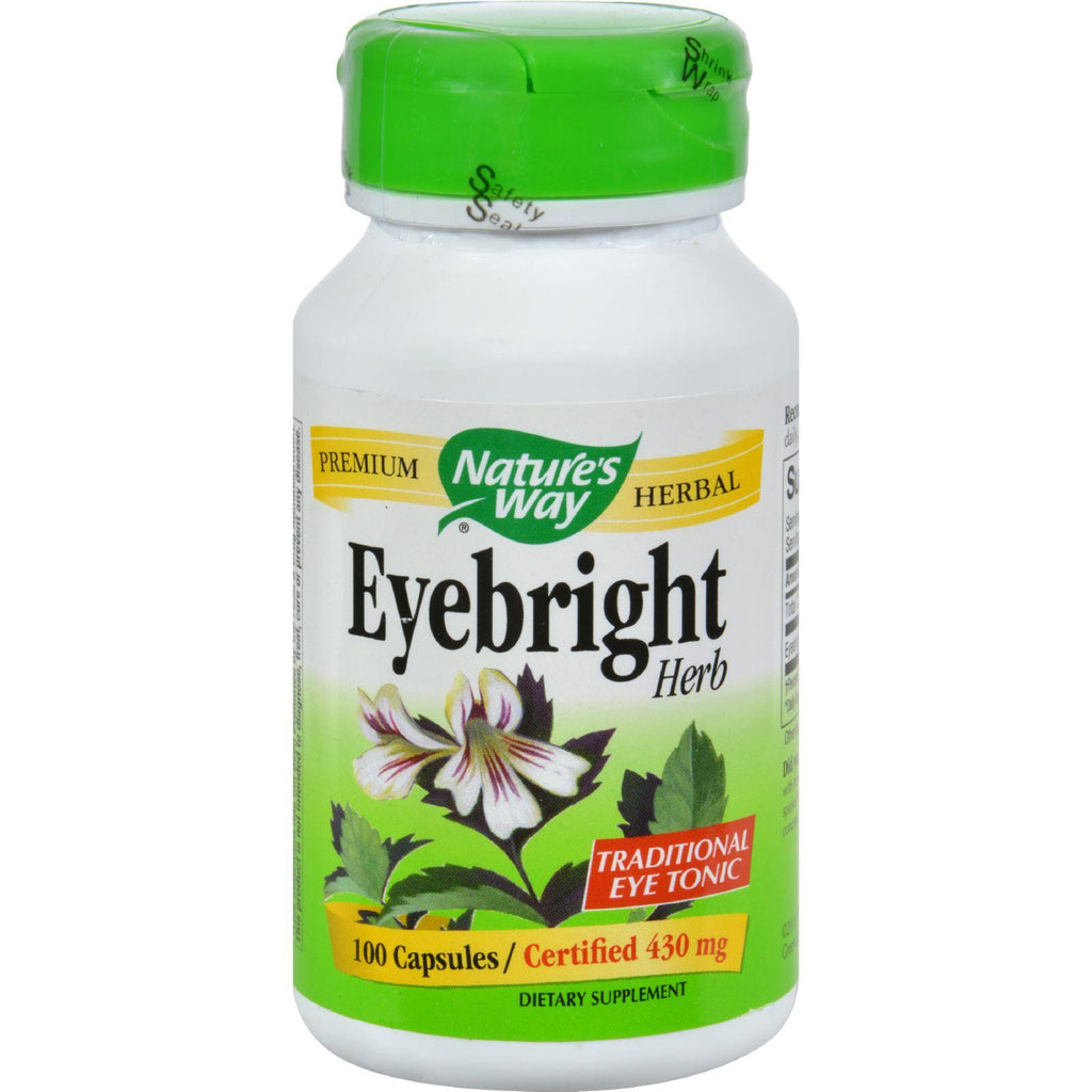 Nature's Way Eyebright Herb - 100 Capsules