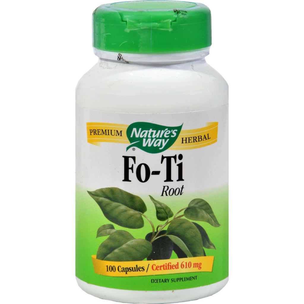 Nature's Way Fo-ti Root - 100 Capsules