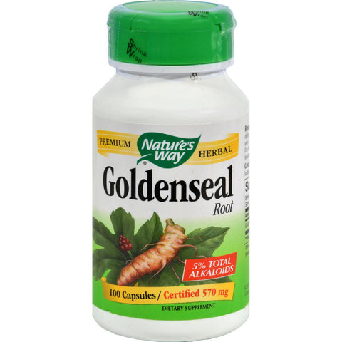 Nature's Way Goldenseal Root - 100 Capsules