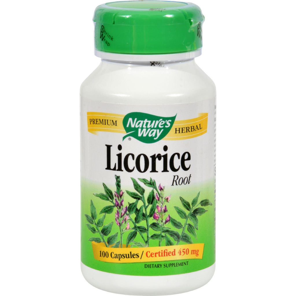 Nature's Way Licorice Root - 100 Capsules