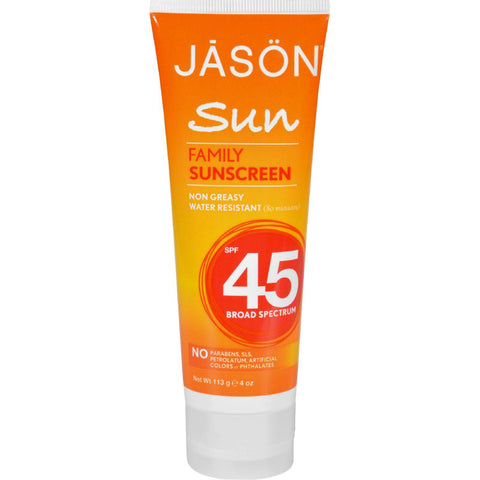 Jason Sunbrellas Family Block Natural Suncare Spf 36 - 4 Fl Oz